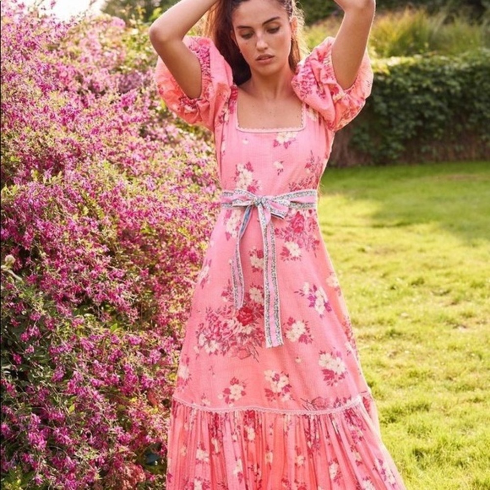 COPY - NWOT Loveshackfancy Salma Dress - Raspberry - size 4